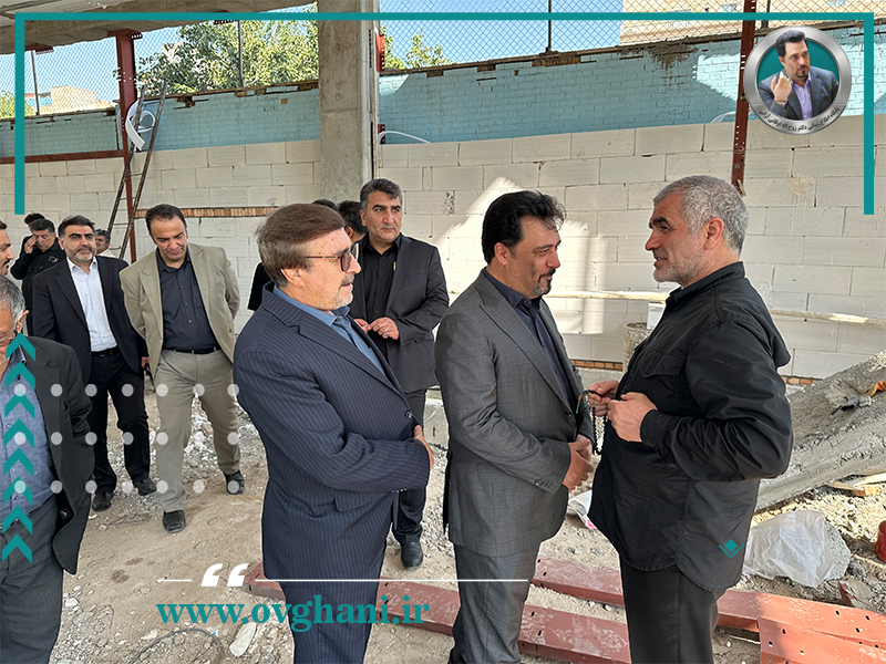 دکتر اوقانی آرانی در بازدید از پروژه خانه امید اردبیل: خدمت به بازنشستگان، رسالت و افتخار صبا عمران است